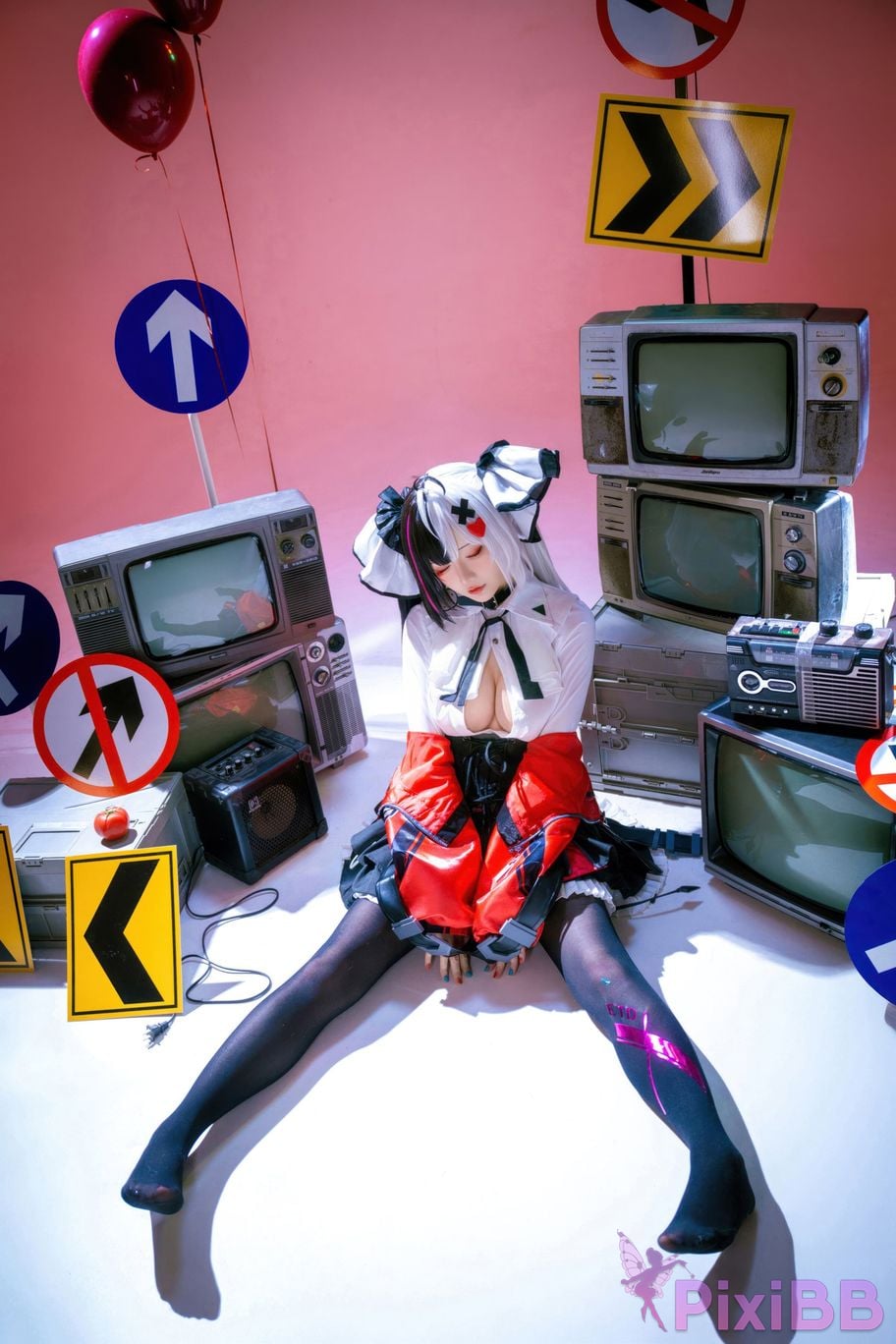 Cosplayer The star is late Hoshilily 2026 Year 06 monthly plan heterocyclic ring Requiem Raw hide Doujin PixiBB.COM 024