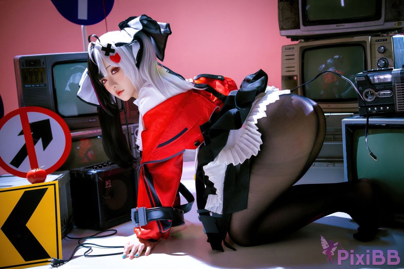 Cosplayer The star is late Hoshilily 2026 Year 06 monthly plan heterocyclic ring Requiem Raw hide Doujin PixiBB.COM 027