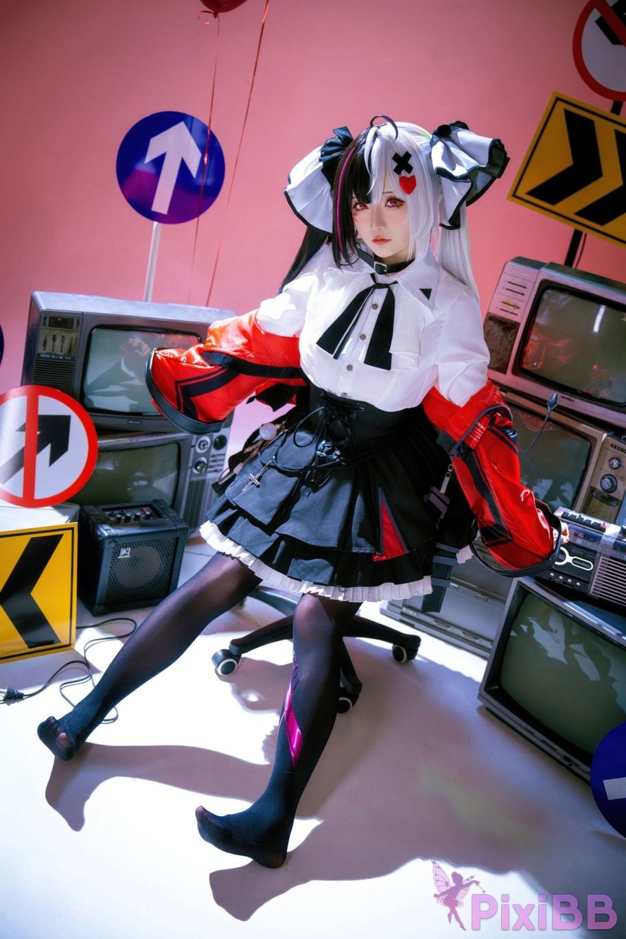 Cosplayer The star is late Hoshilily 2026 Year 06 monthly plan heterocyclic ring Requiem Raw hide Doujin PixiBB.COM 033