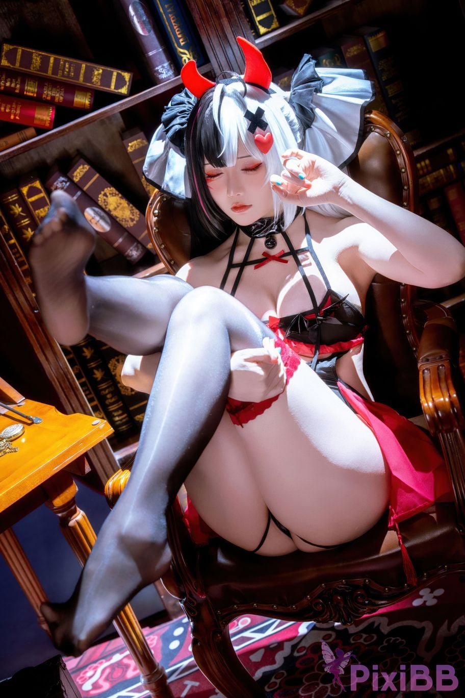 Cosplayer The star is late Hoshilily 2026 Year 06 monthly plan heterocyclic ring Requiem Raw hide Doujin PixiBB.COM 037