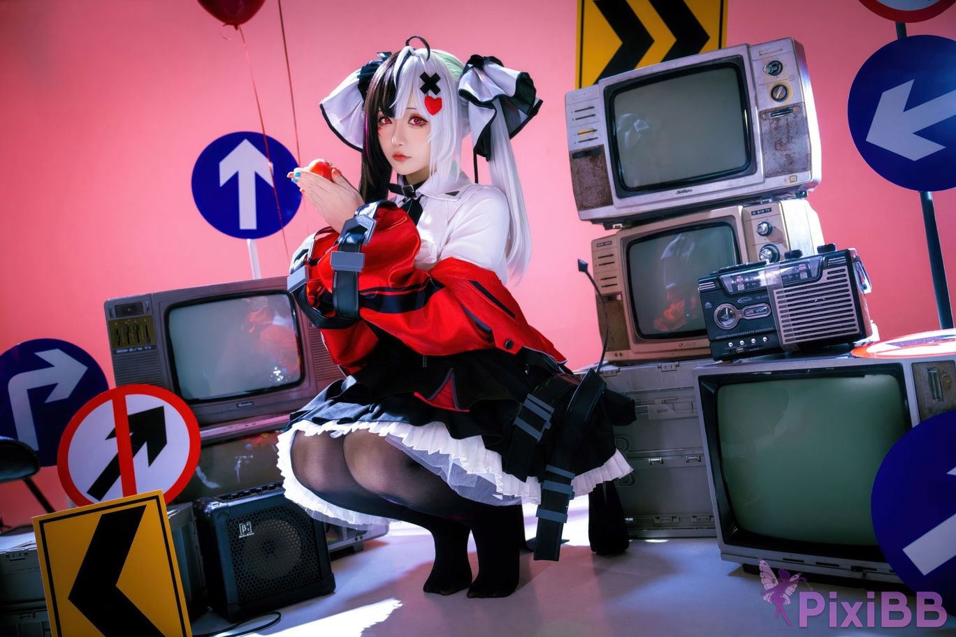 Cosplayer The star is late Hoshilily 2026 Year 06 monthly plan heterocyclic ring Requiem Raw hide Doujin PixiBB.COM 044