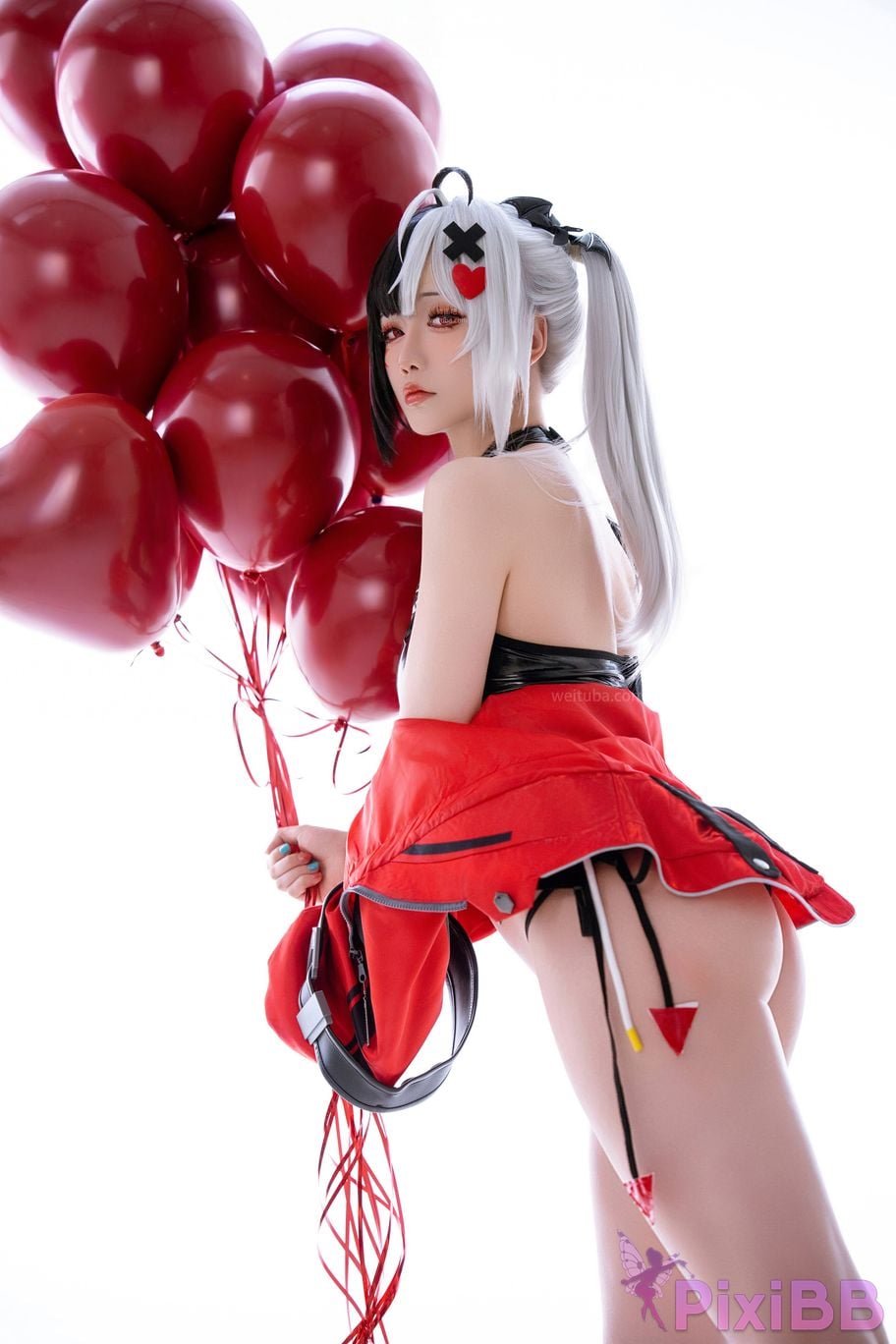 Cosplayer The star is late Hoshilily 2026 Year 06 monthly plan heterocyclic ring Requiem Raw hide Doujin PixiBB.COM 070
