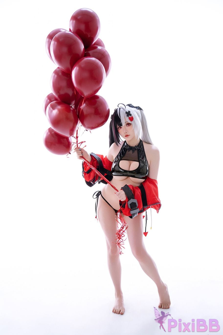 Cosplayer The star is late Hoshilily 2026 Year 06 monthly plan heterocyclic ring Requiem Raw hide Doujin PixiBB.COM 073