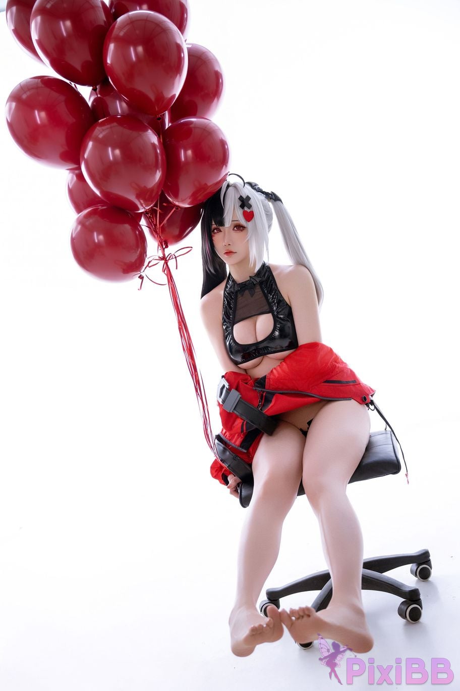 Cosplayer The star is late Hoshilily 2026 Year 06 monthly plan heterocyclic ring Requiem Raw hide Doujin PixiBB.COM 075