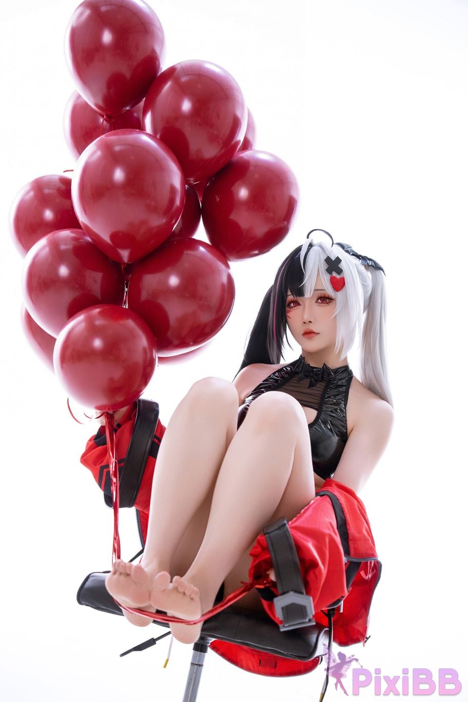 Cosplayer The star is late Hoshilily 2026 Year 06 monthly plan heterocyclic ring Requiem Raw hide Doujin PixiBB.COM 079