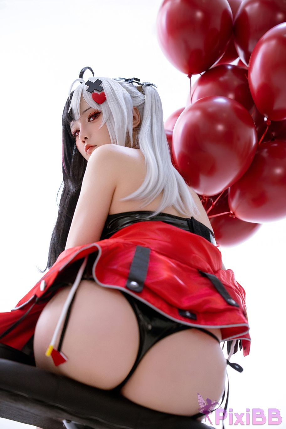 Cosplayer The star is late Hoshilily 2026 Year 06 monthly plan heterocyclic ring Requiem Raw hide Doujin PixiBB.COM 080