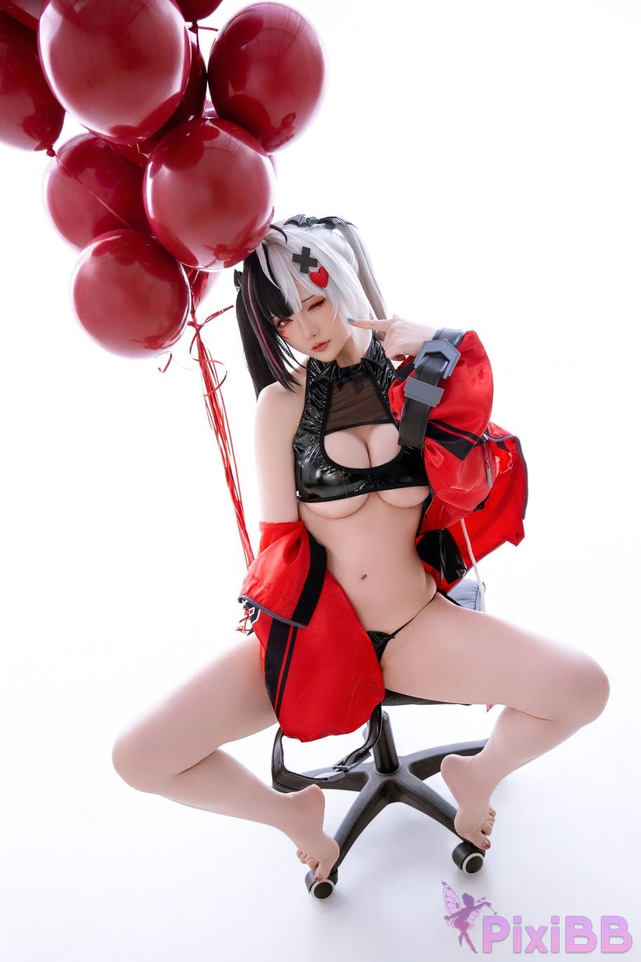 Cosplayer The star is late Hoshilily 2026 Year 06 monthly plan heterocyclic ring Requiem Raw hide Doujin PixiBB.COM 087