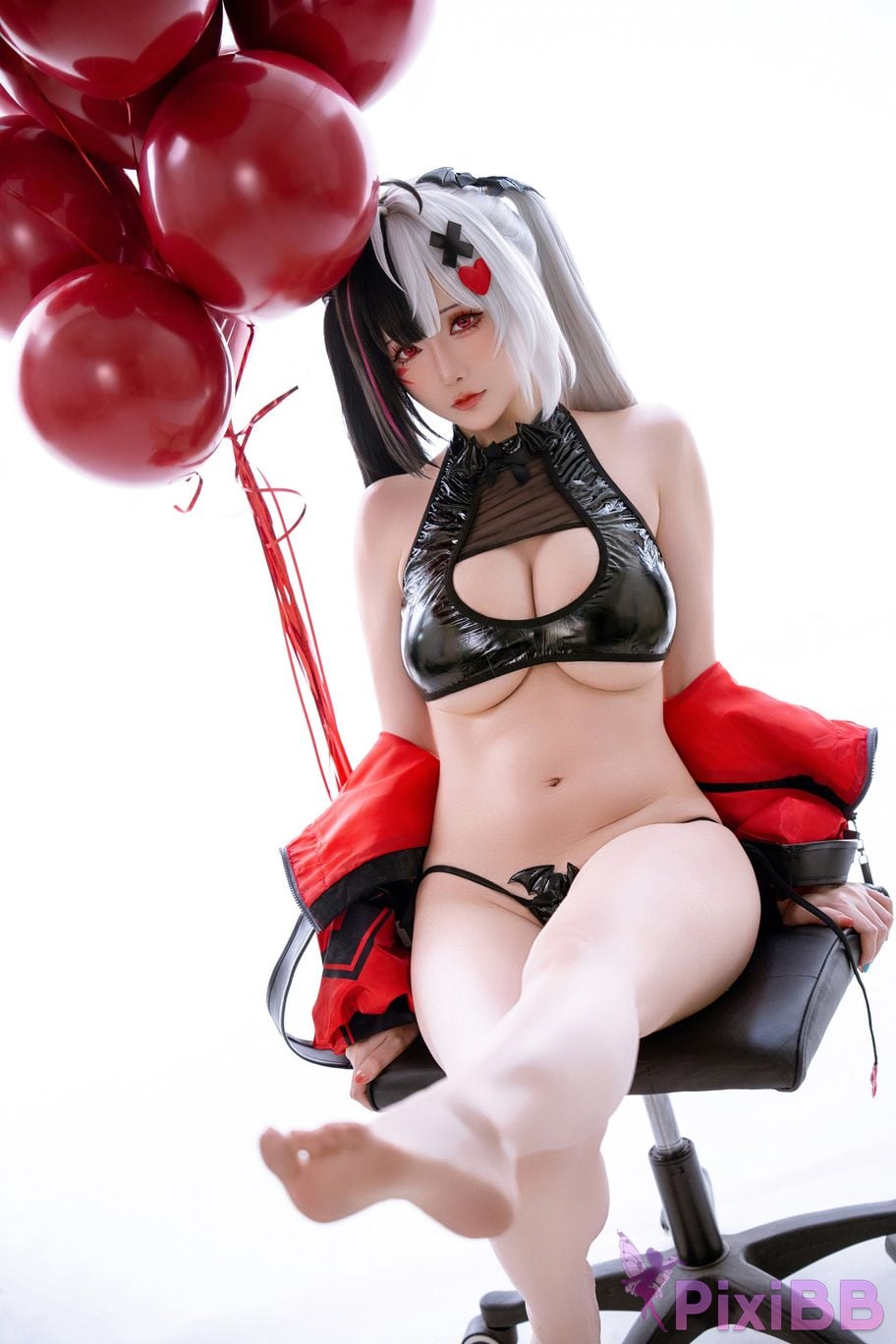Cosplayer The star is late Hoshilily 2026 Year 06 monthly plan heterocyclic ring Requiem Raw hide Doujin PixiBB.COM 089