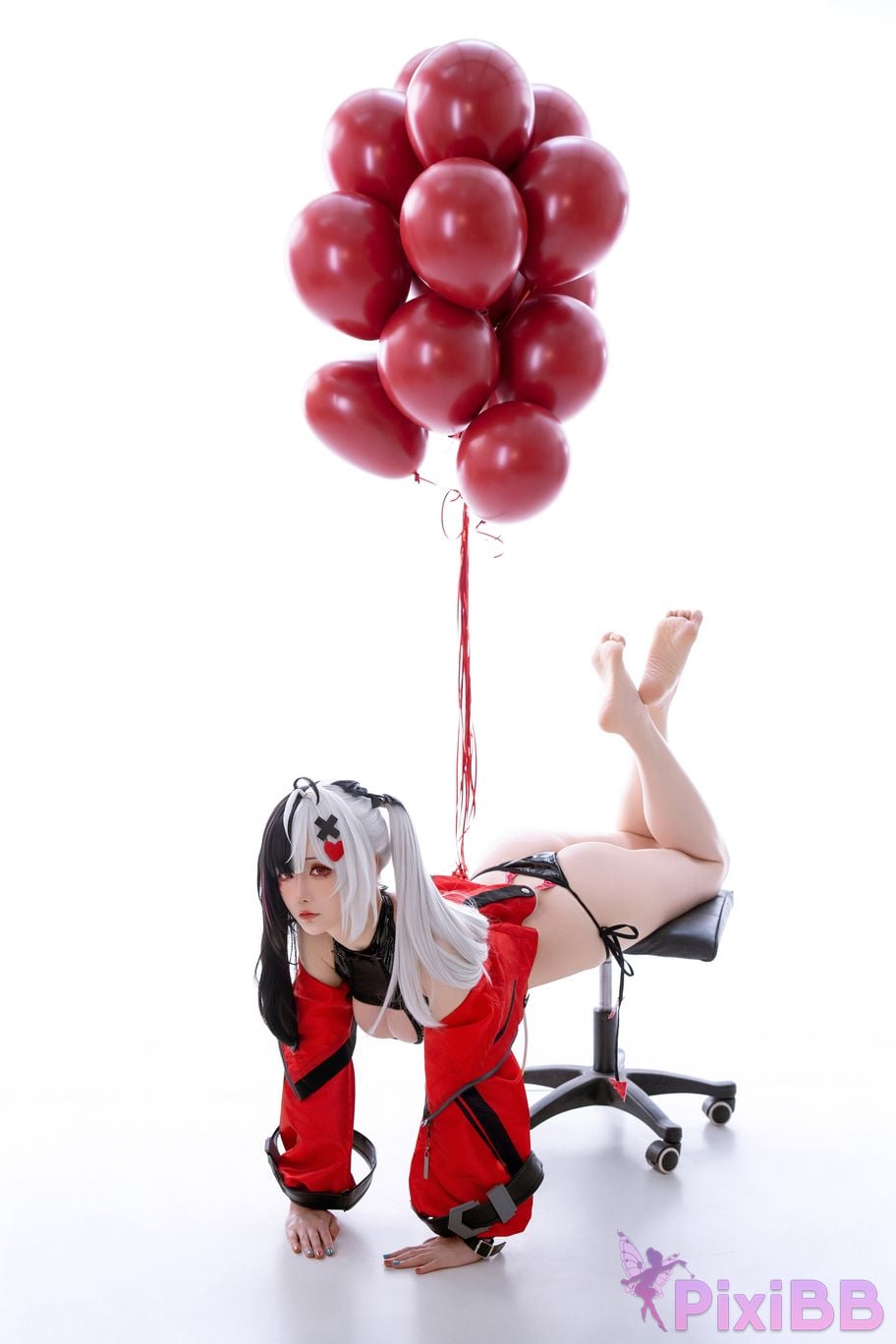 Cosplayer The star is late Hoshilily 2026 Year 06 monthly plan heterocyclic ring Requiem Raw hide Doujin PixiBB.COM 092