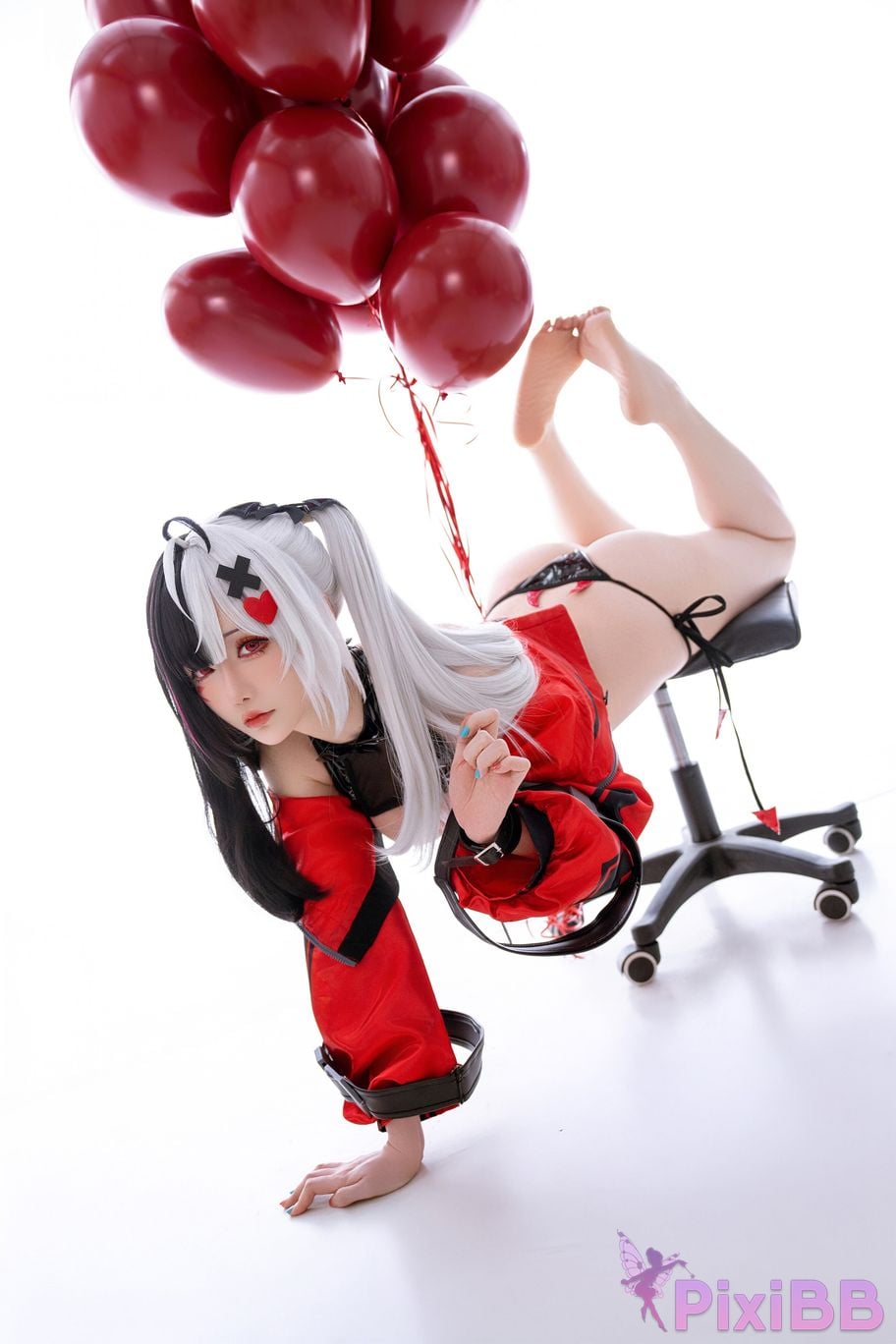Cosplayer The star is late Hoshilily 2026 Year 06 monthly plan heterocyclic ring Requiem Raw hide Doujin PixiBB.COM 095