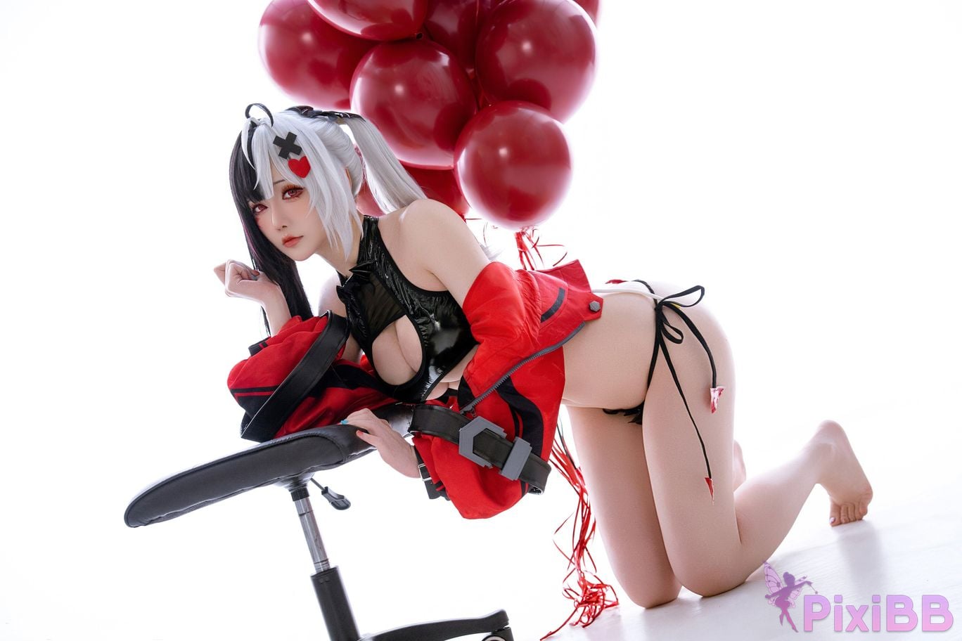 Cosplayer The star is late Hoshilily 2026 Year 06 monthly plan heterocyclic ring Requiem Raw hide Doujin PixiBB.COM 096