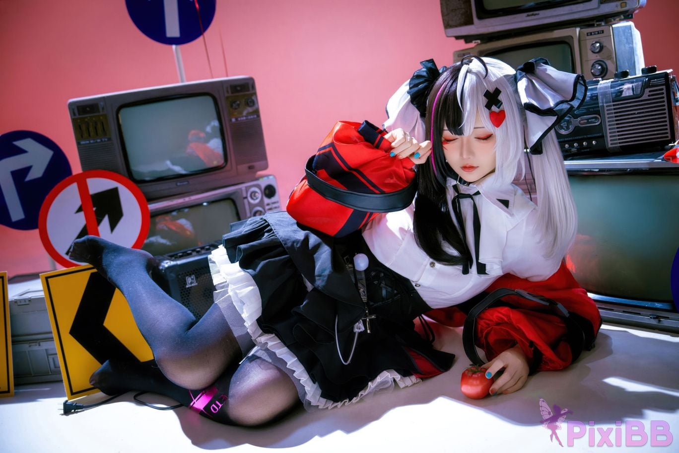 Cosplayer The star is late Hoshilily 2026 Year 06 monthly plan heterocyclic ring Requiem Raw hide Doujin PixiBB.COM 099