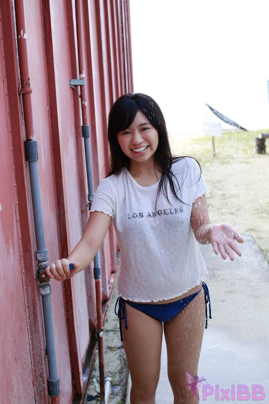 Japanese Idol Yuno Ohara F cup dripping water Yanmaga digital photo book PixiBB.COM 007