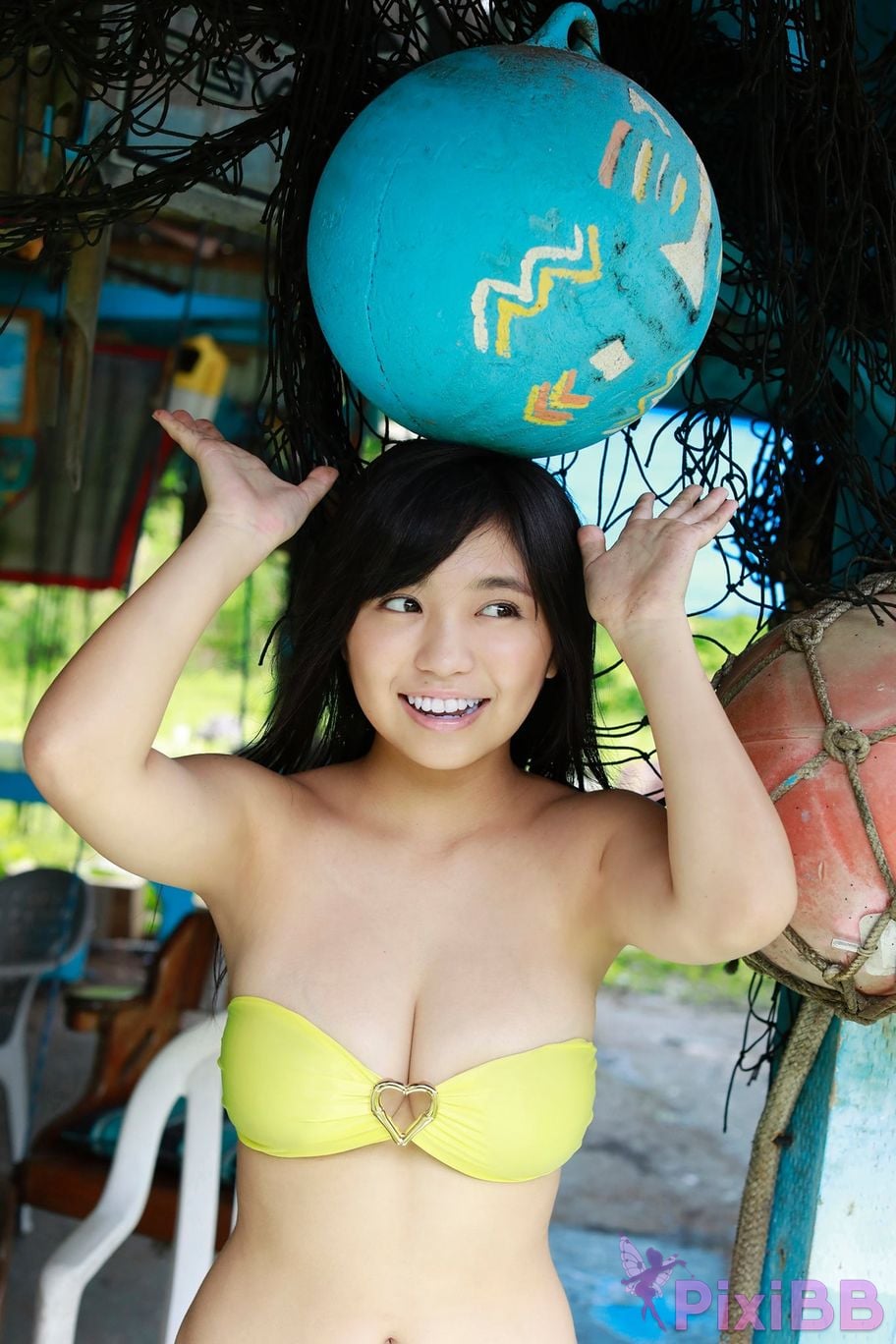 Japanese Idol Yuno Ohara F cup dripping water Yanmaga digital photo book PixiBB.COM 028