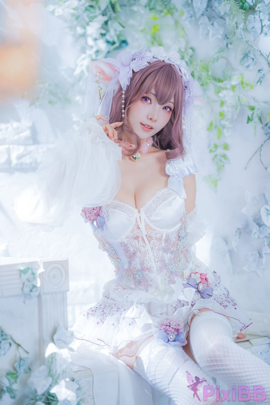 Cosplayer Ely eee ElyEE child Blooming Fairy hua zhan jing ling PixiBB.COM 024