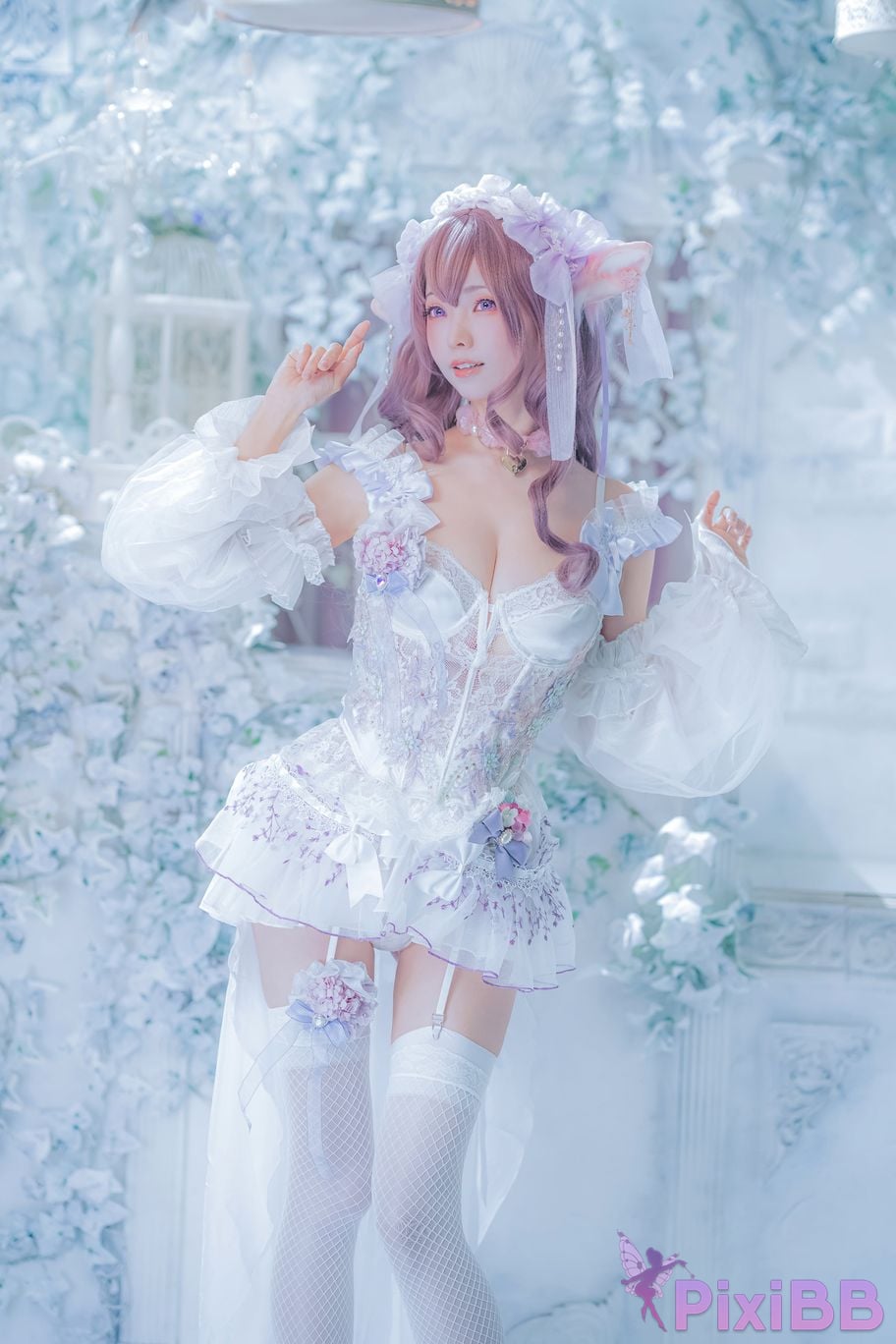 Cosplayer Ely eee ElyEE child Blooming Fairy hua zhan jing ling PixiBB.COM 034
