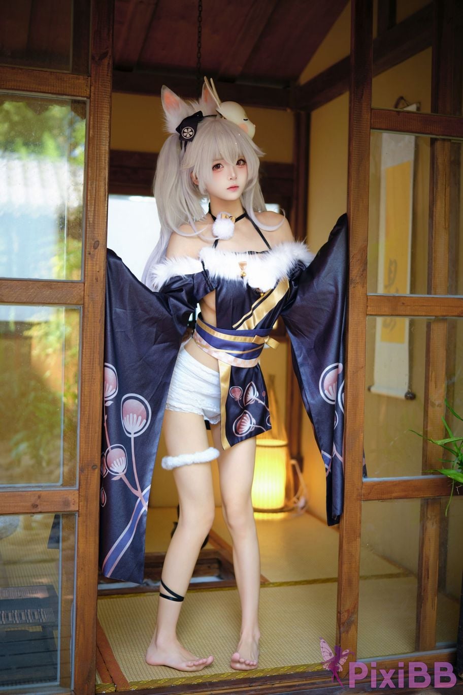 Cosplayer Jiuqi Meow Lafite Bunny City Lord PixiBB.COM 005