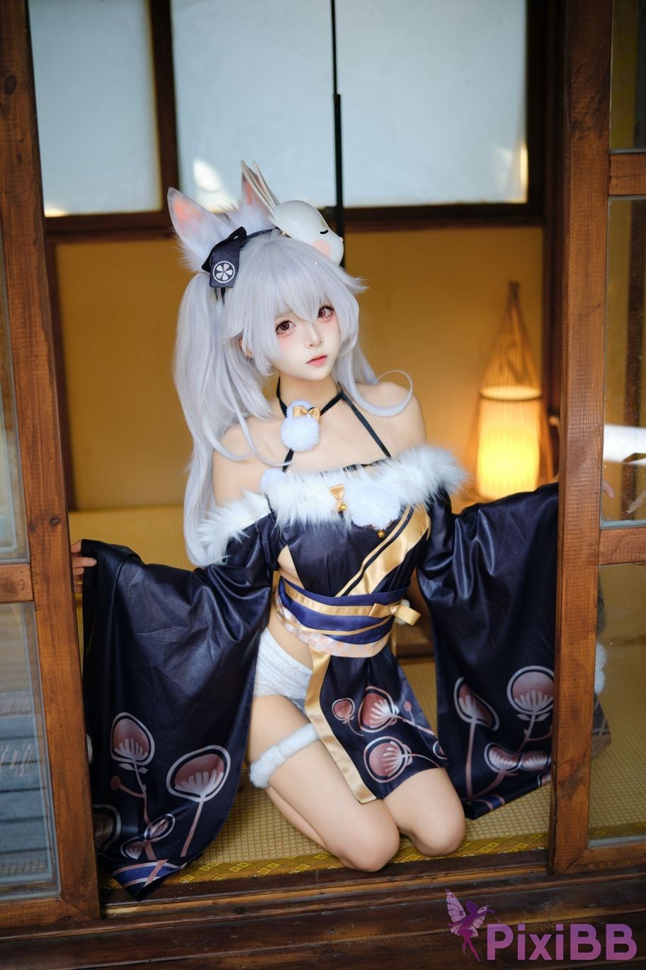 Cosplayer Jiuqi Meow Lafite Bunny City Lord PixiBB.COM 009
