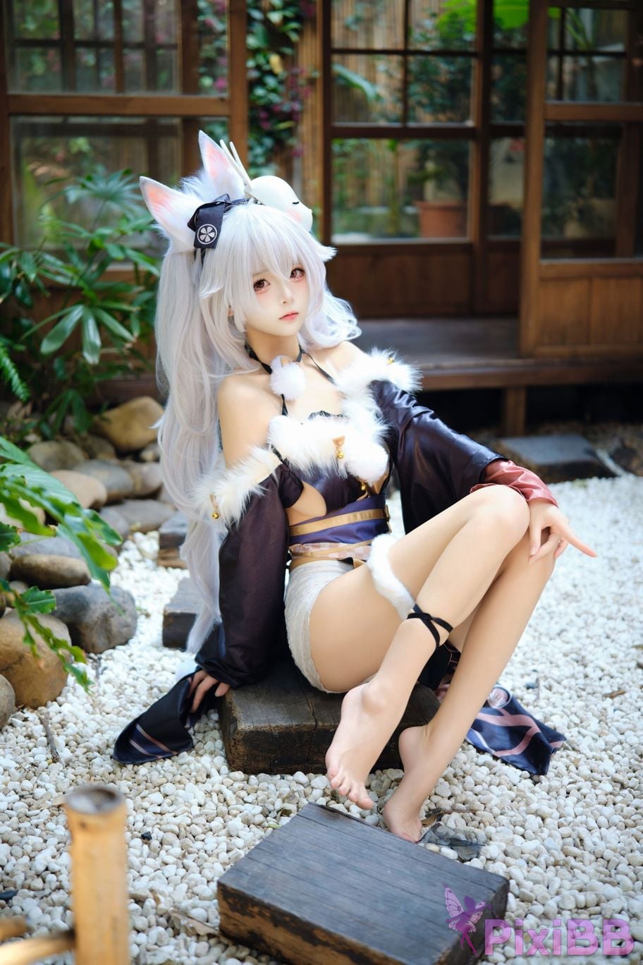 Cosplayer Jiuqi Meow Lafite Bunny City Lord PixiBB.COM 012
