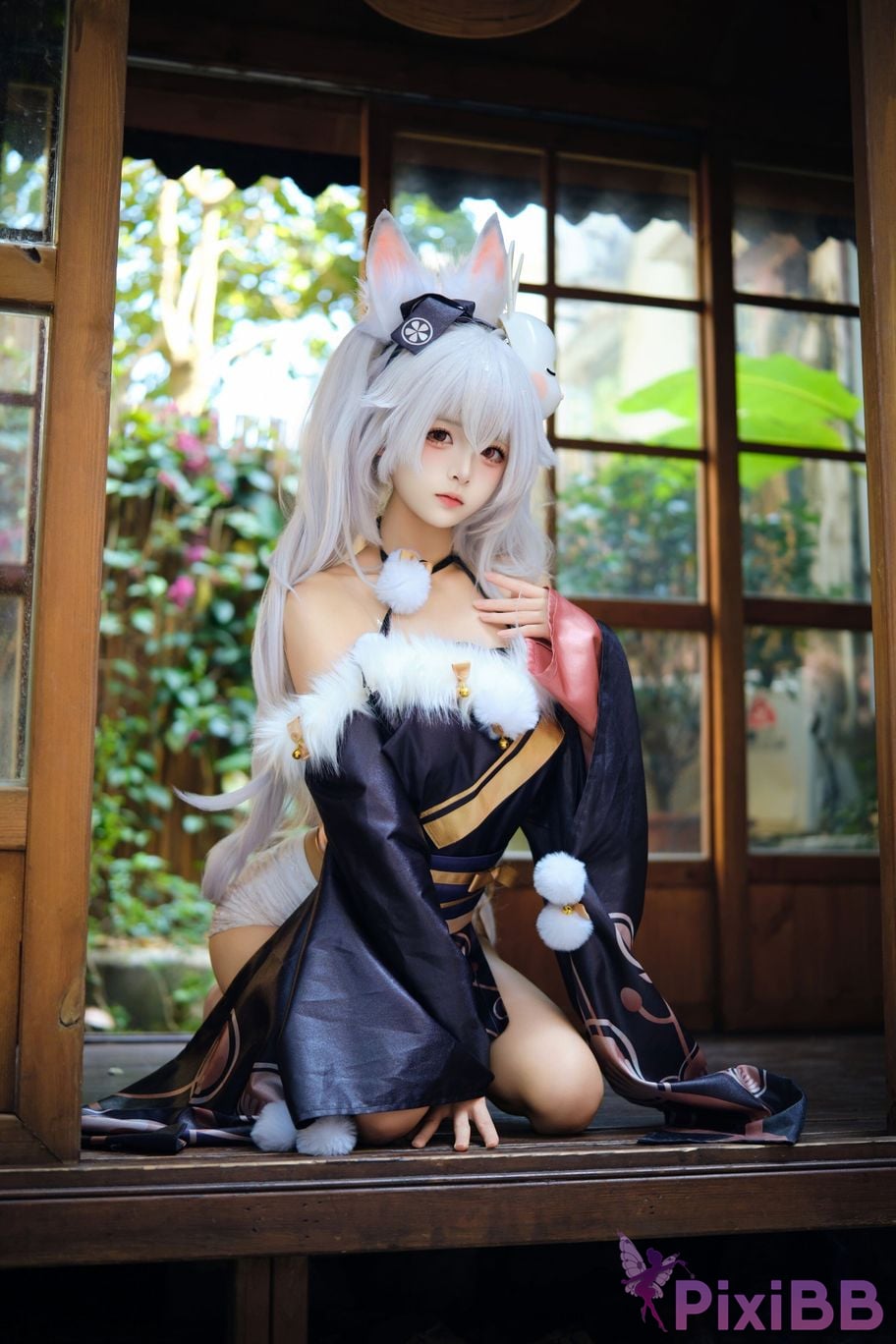 Cosplayer Jiuqi Meow Lafite Bunny City Lord PixiBB.COM 017