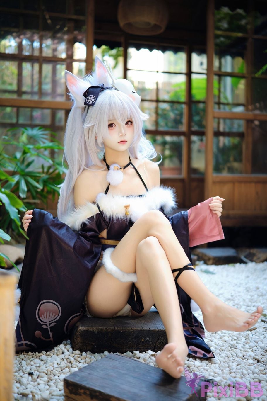 Cosplayer Jiuqi Meow Lafite Bunny City Lord PixiBB.COM 019