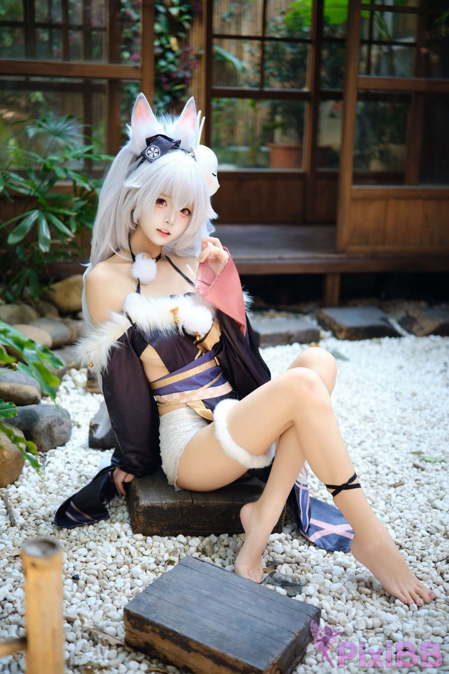 Cosplayer Jiuqi Meow Lafite Bunny City Lord PixiBB.COM 029