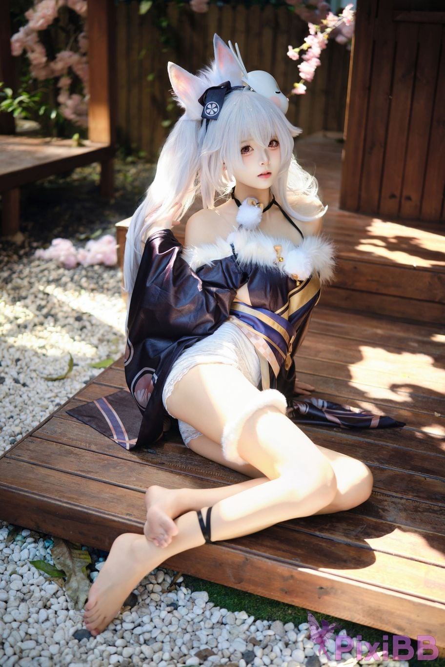 Cosplayer Jiuqi Meow Lafite Bunny City Lord PixiBB.COM 031