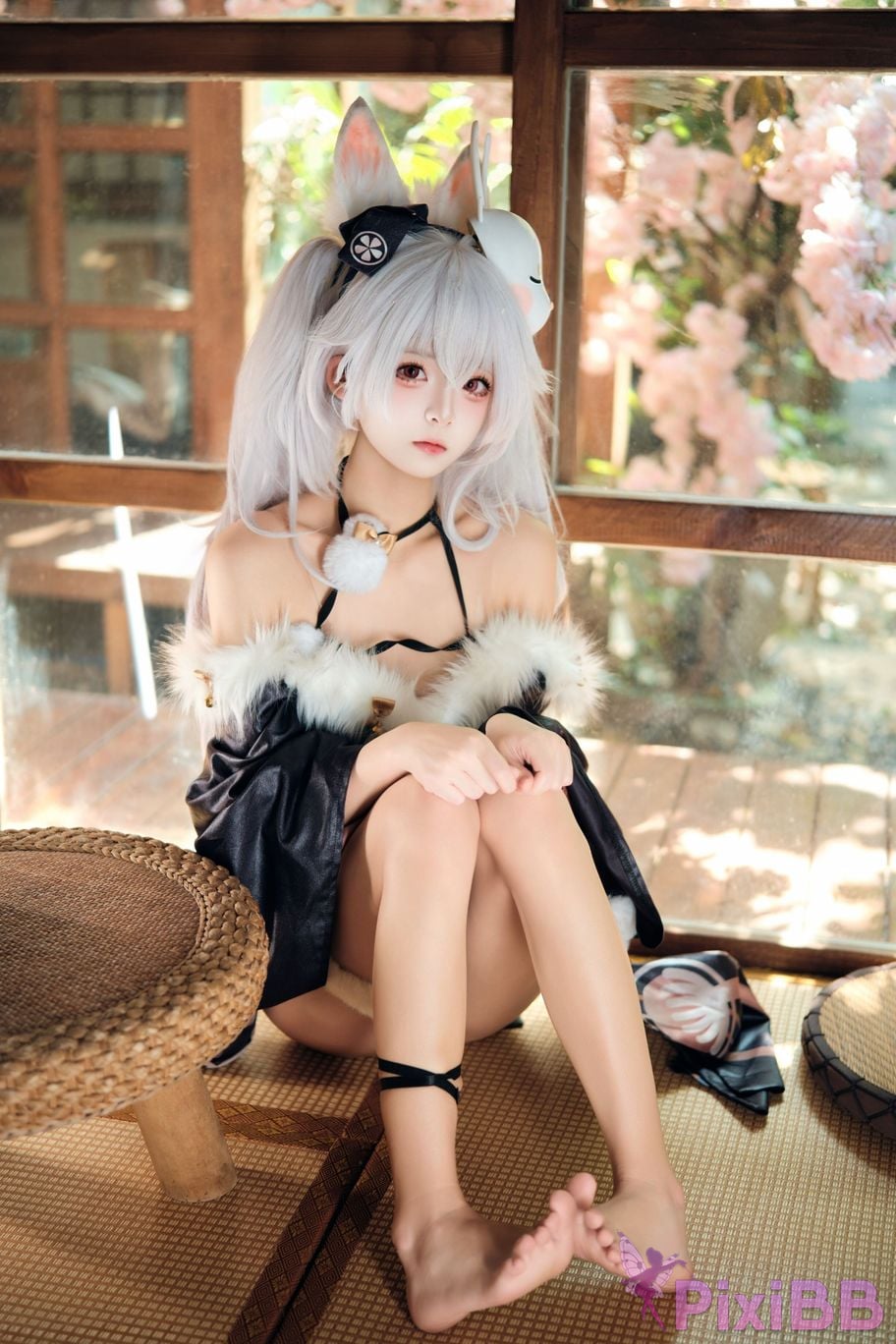 Cosplayer Jiuqi Meow Lafite Bunny City Lord PixiBB.COM 038
