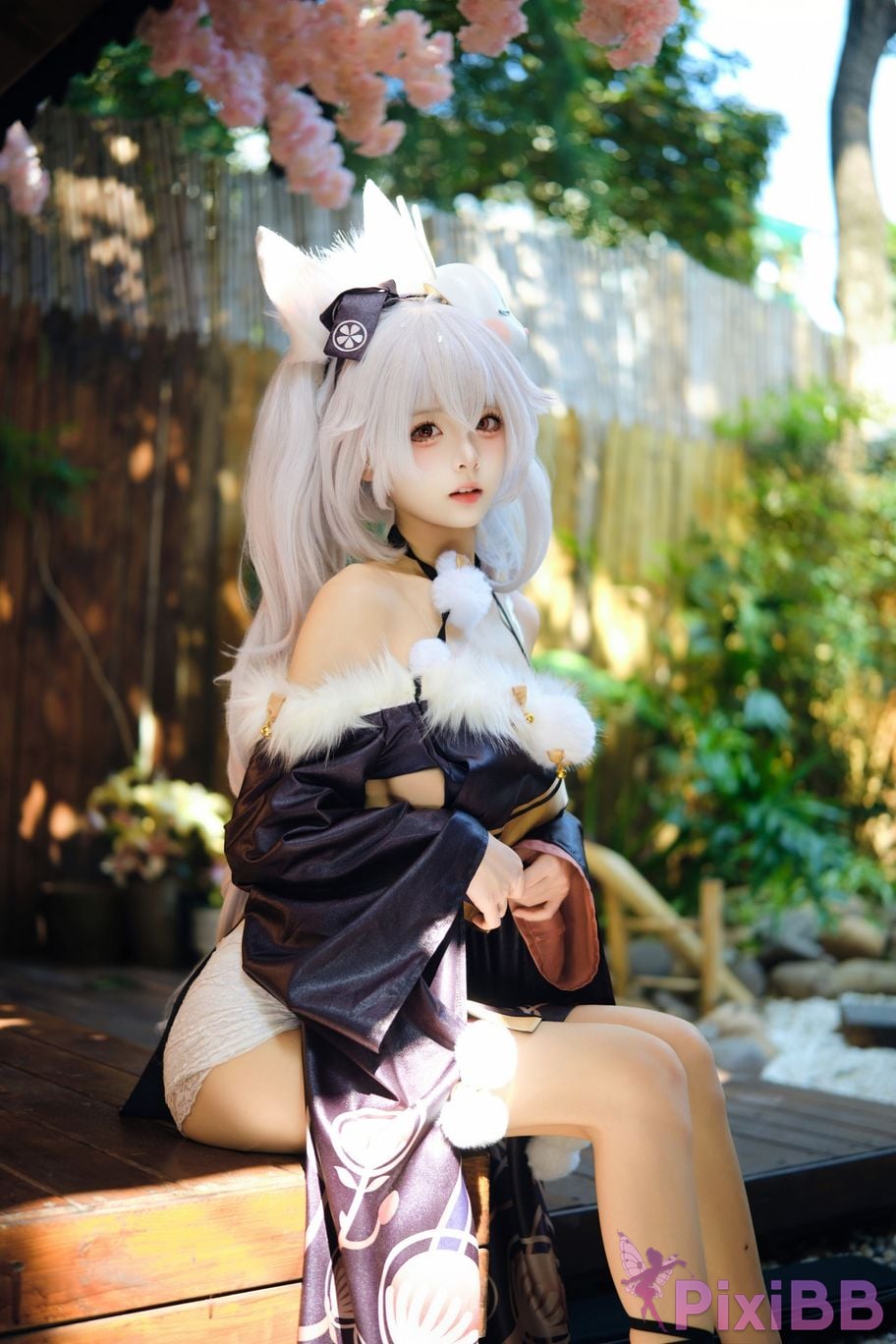 Cosplayer Jiuqi Meow Lafite Bunny City Lord PixiBB.COM 041