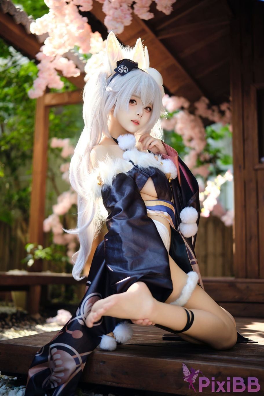 Cosplayer Jiuqi Meow Lafite Bunny City Lord PixiBB.COM 043