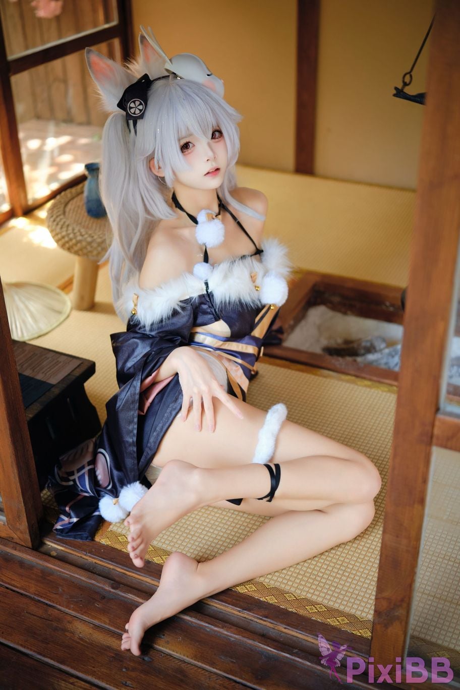 Cosplayer Jiuqi Meow Lafite Bunny City Lord PixiBB.COM 044