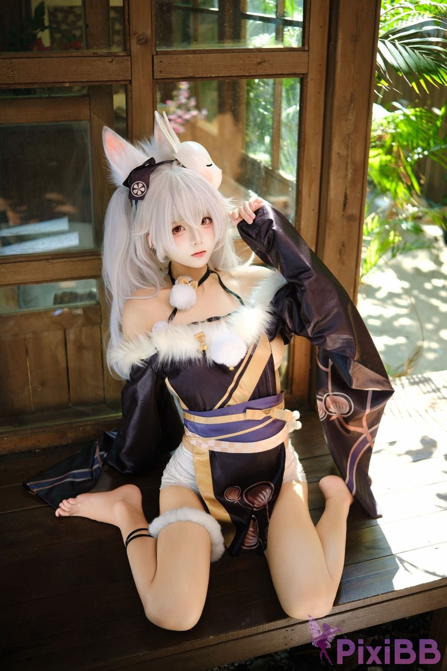 Cosplayer Jiuqi Meow Lafite Bunny City Lord PixiBB.COM 045