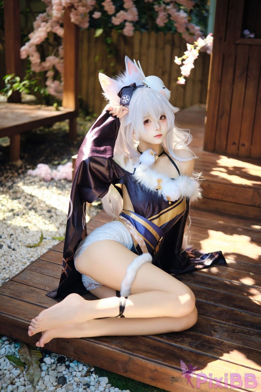 Cosplayer Jiuqi Meow Lafite Bunny City Lord PixiBB.COM 046