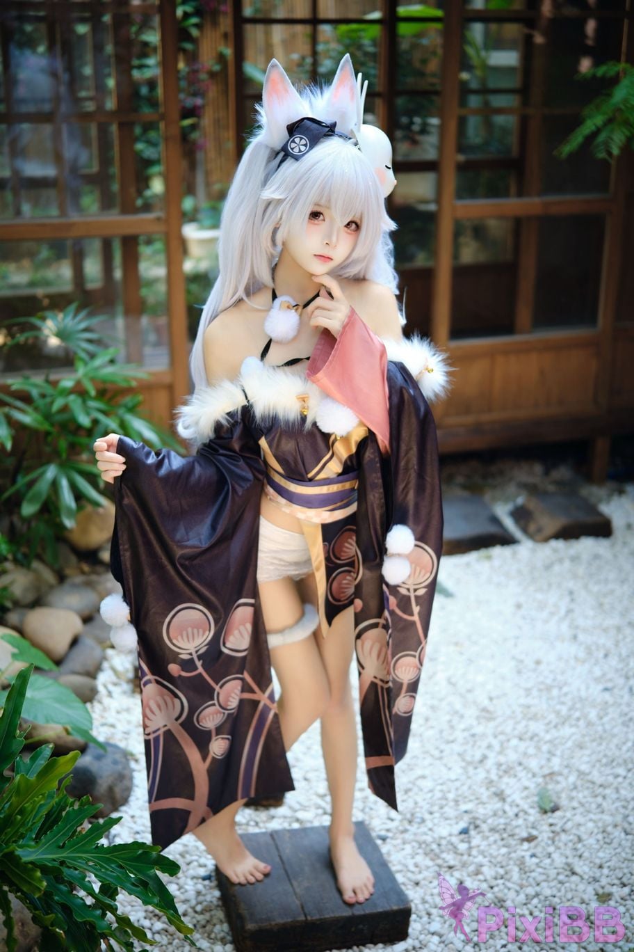 Cosplayer Jiuqi Meow Lafite Bunny City Lord PixiBB.COM 048