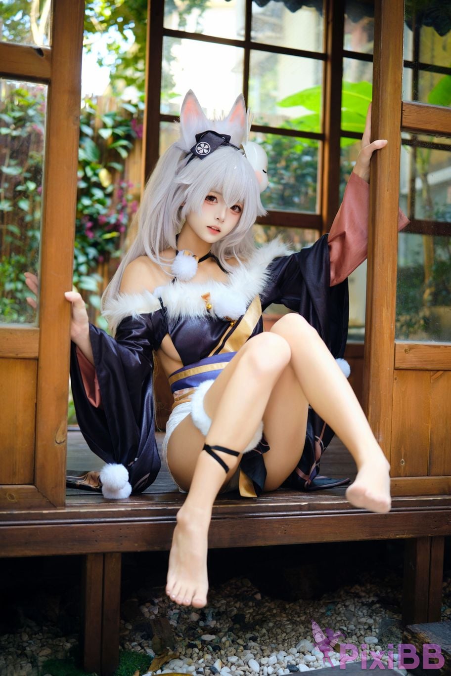 Cosplayer Jiuqi Meow Lafite Bunny City Lord PixiBB.COM 051