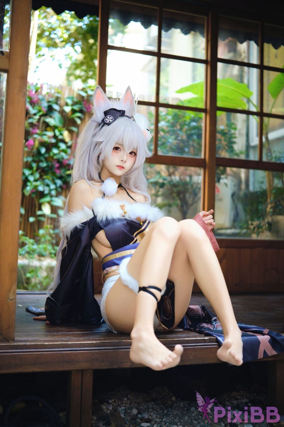 Cosplayer Jiuqi Meow Lafite Bunny City Lord PixiBB.COM 054