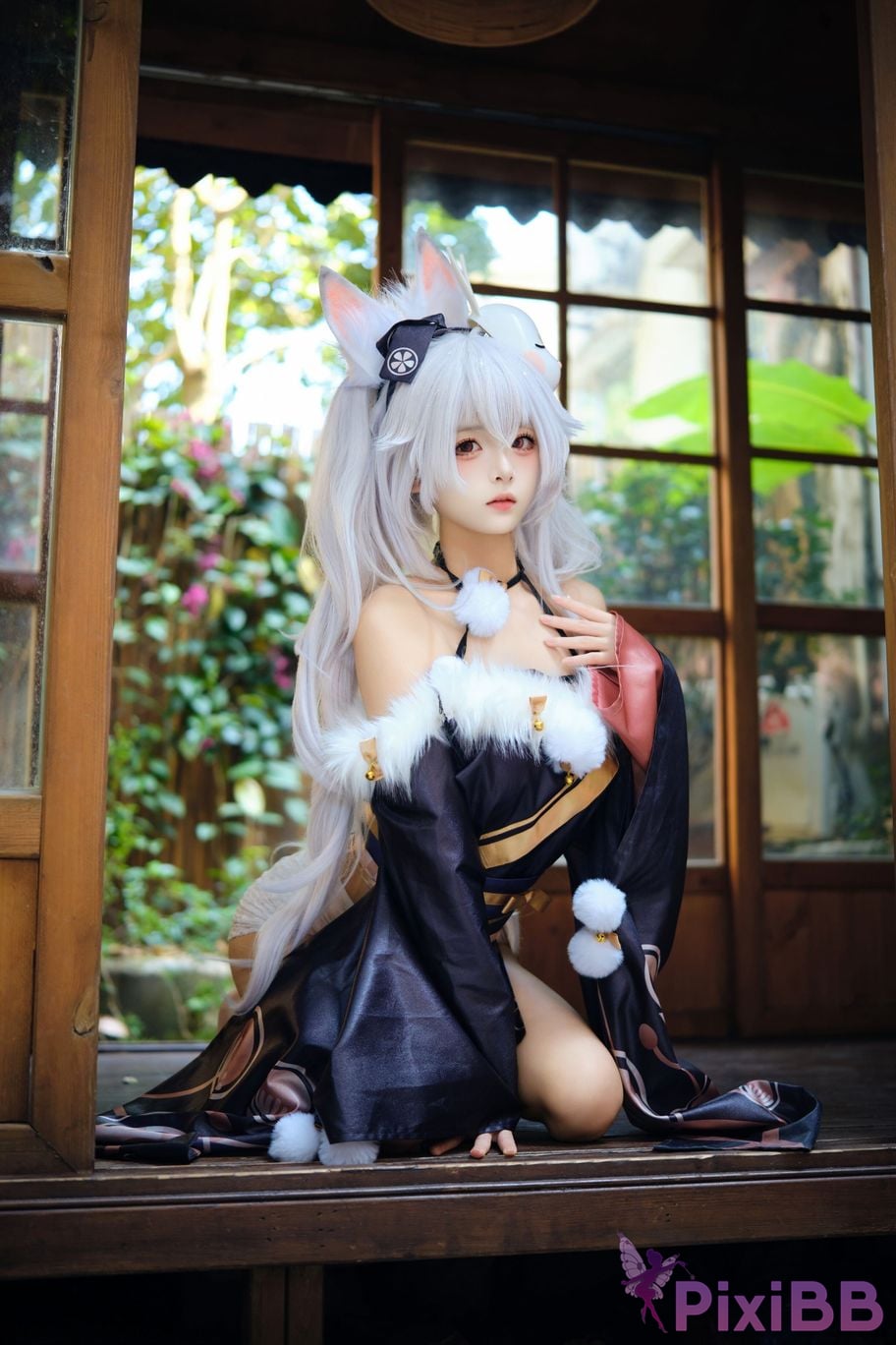 Cosplayer Jiuqi Meow Lafite Bunny City Lord PixiBB.COM 055