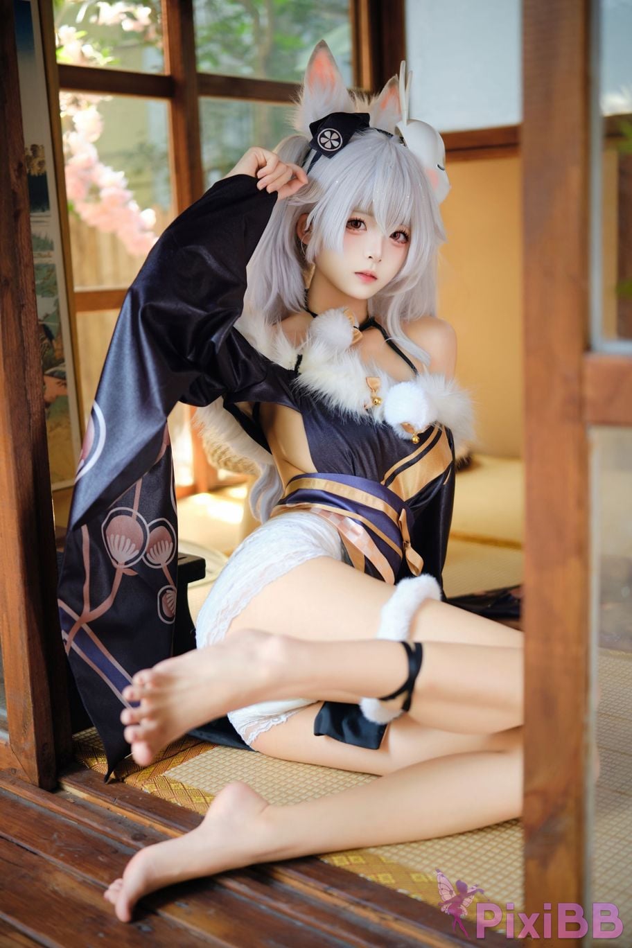 Cosplayer Jiuqi Meow Lafite Bunny City Lord PixiBB.COM 056