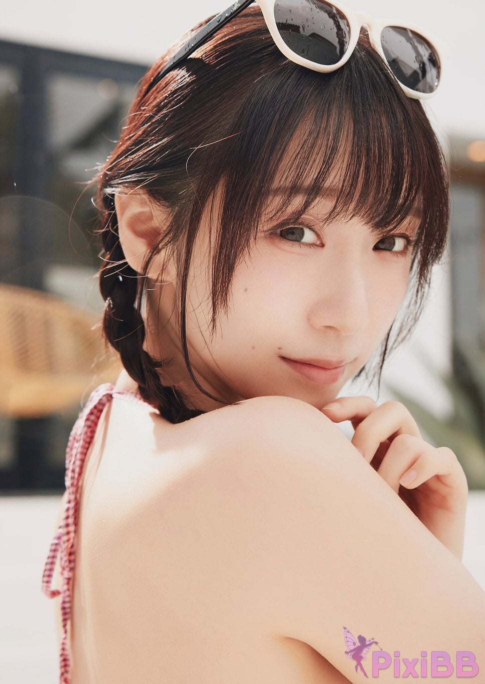 Japanese Idol Moe Iori Wind waiting time PixiBB.COM 007