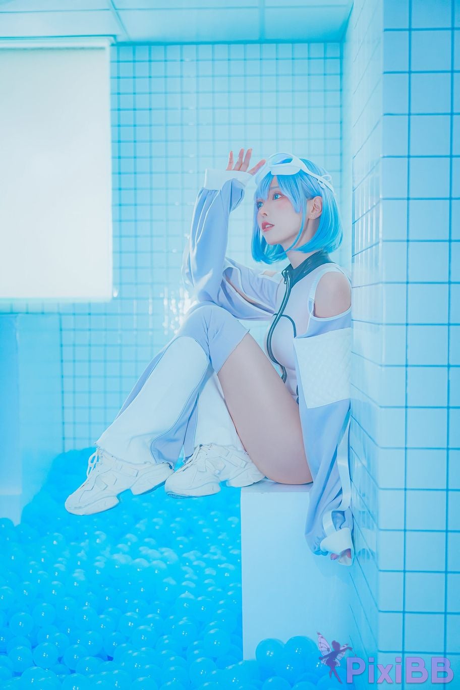 Cosplay Ely eee ElyEE child Clear Blue Drift PixiBB.COM 003