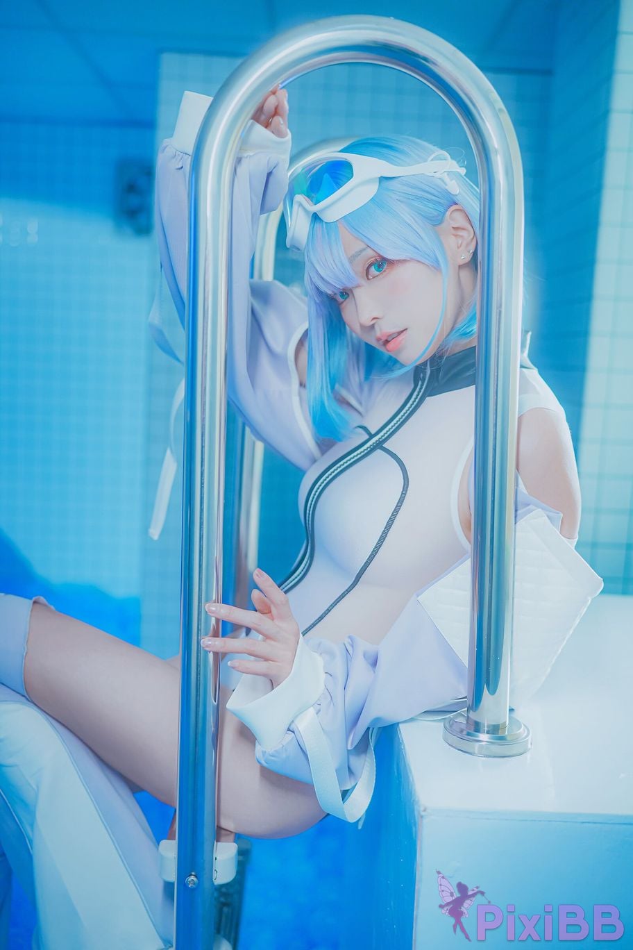 Cosplay Ely eee ElyEE child Clear Blue Drift PixiBB.COM 007