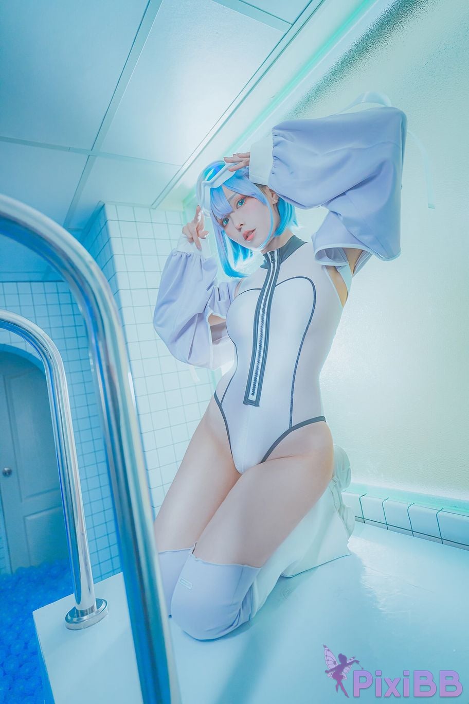 Cosplay Ely eee ElyEE child Clear Blue Drift PixiBB.COM 011