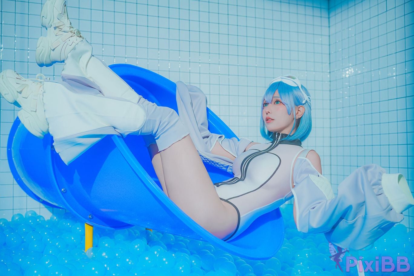 Cosplay Ely eee ElyEE child Clear Blue Drift PixiBB.COM 013