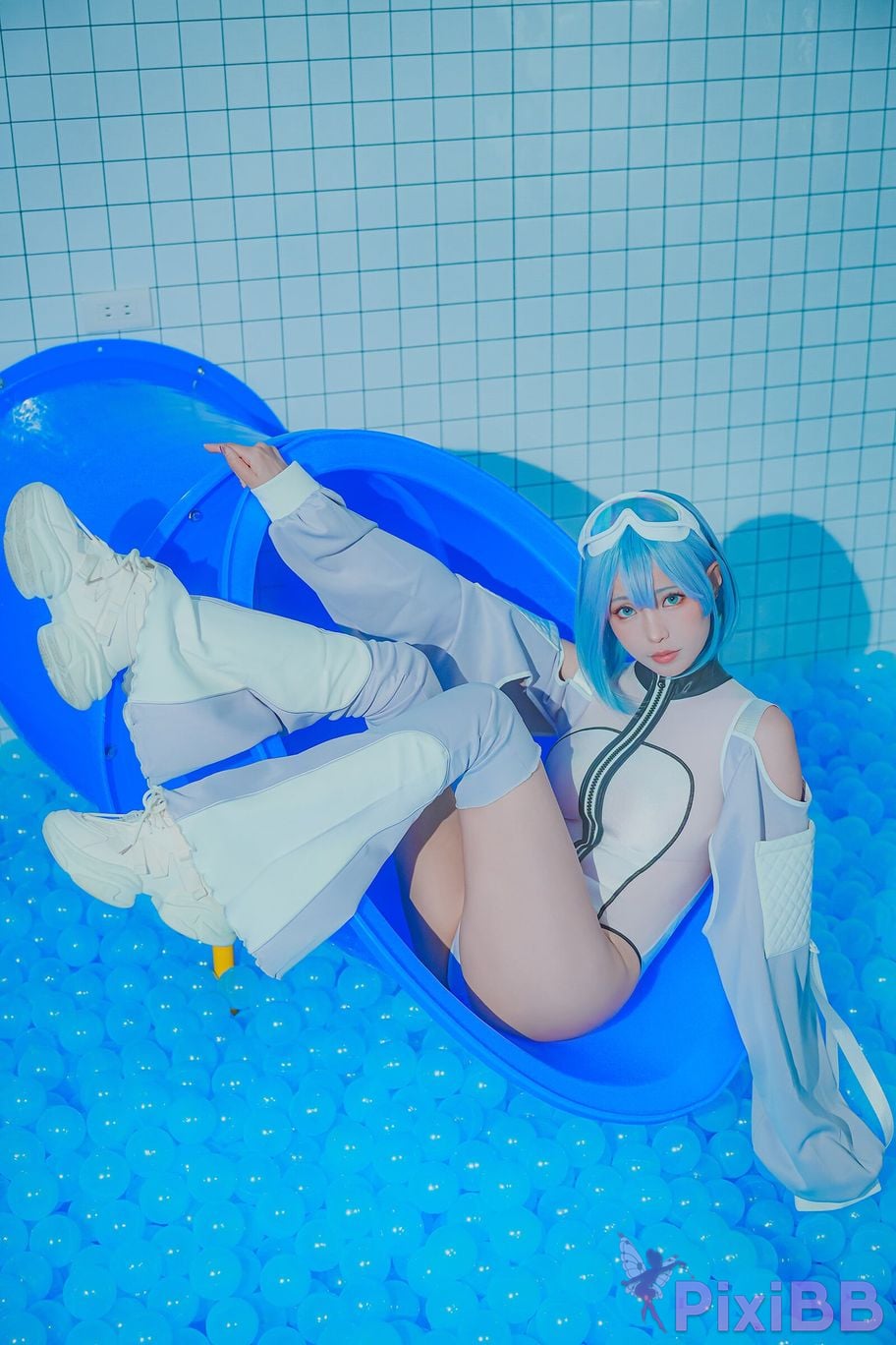 Cosplay Ely eee ElyEE child Clear Blue Drift PixiBB.COM 014