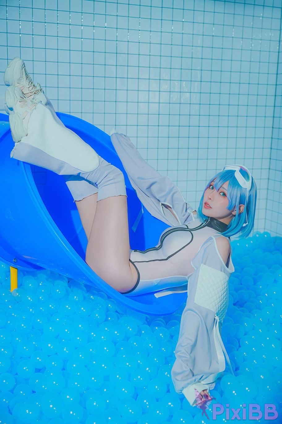Cosplay Ely eee ElyEE child Clear Blue Drift PixiBB.COM 015