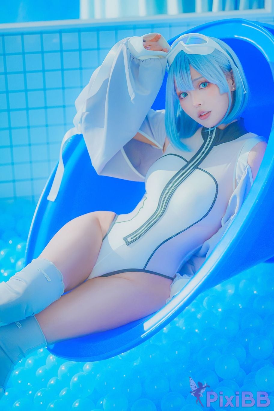 Cosplay Ely eee ElyEE child Clear Blue Drift PixiBB.COM 018