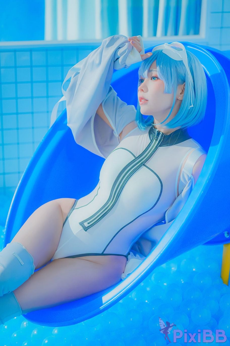 Cosplay Ely eee ElyEE child Clear Blue Drift PixiBB.COM 019