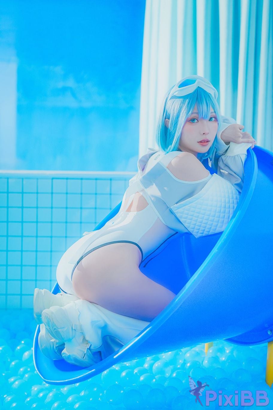 Cosplay Ely eee ElyEE child Clear Blue Drift PixiBB.COM 022