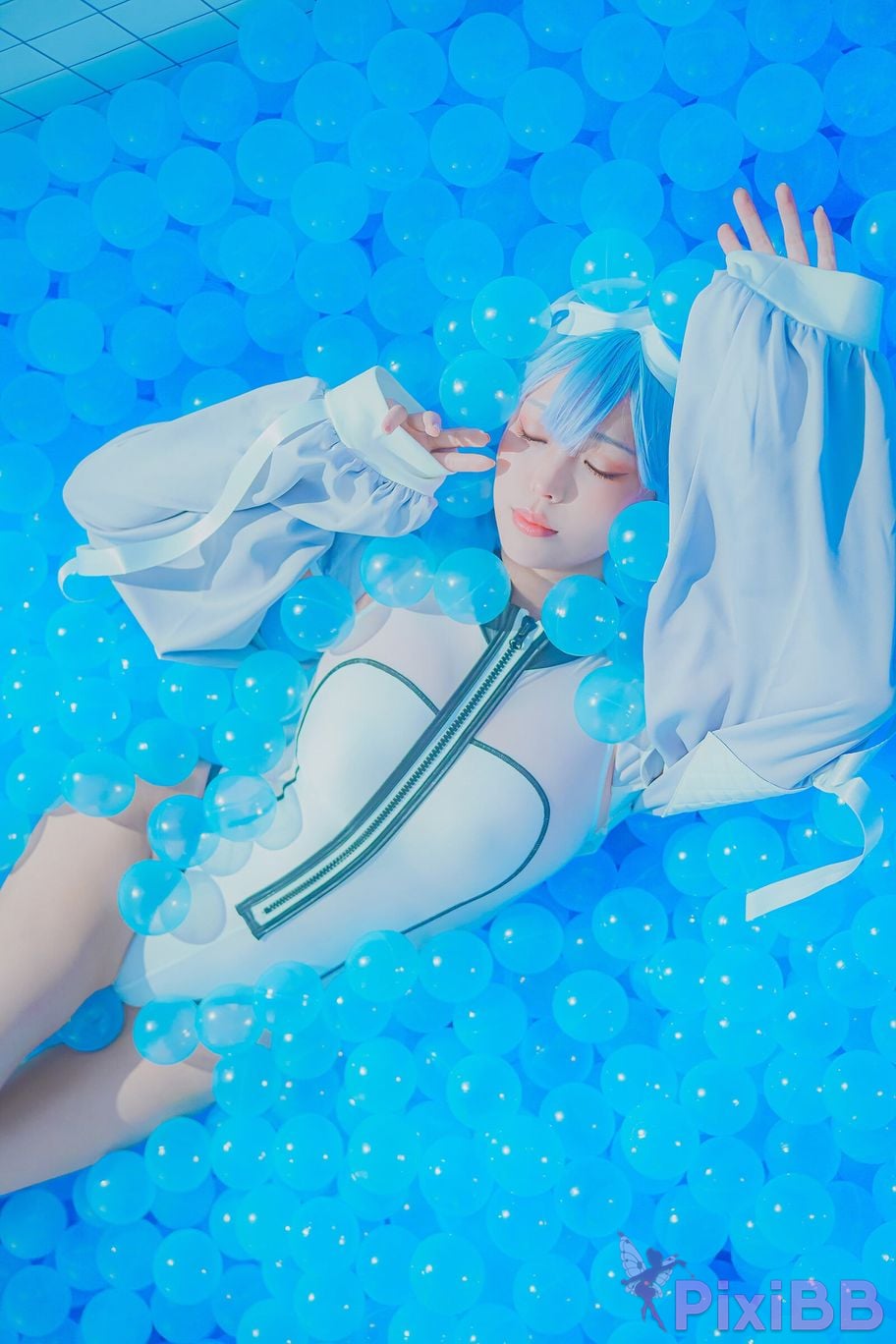 Cosplay Ely eee ElyEE child Clear Blue Drift PixiBB.COM 025