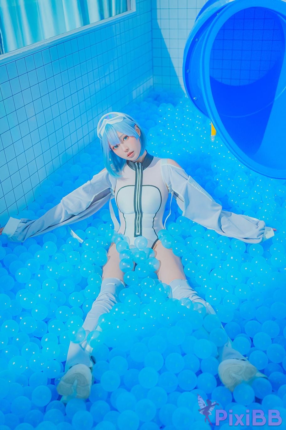Cosplay Ely eee ElyEE child Clear Blue Drift PixiBB.COM 026